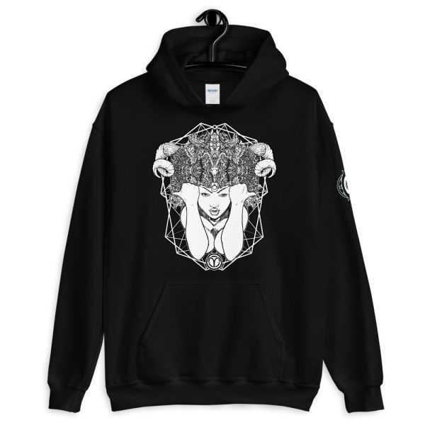 Thelema Crowley Occult Themed Aries Hoodie