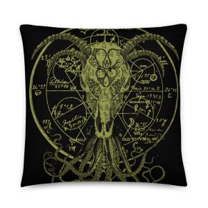 OCCULT GOTH CTHULU WITCH GOAT Basic Pillow