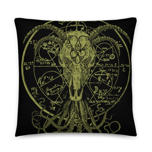 OCCULT GOTH CTHULU WITCH GOAT Basic Pillow