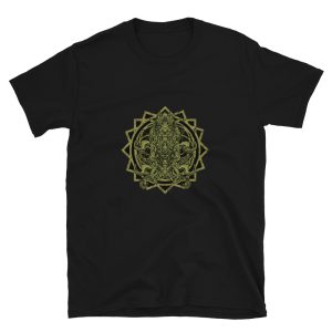 Golden Cthulu Parasite Healing Mandala