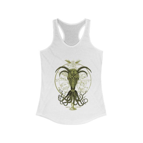 OCCULT GOTH CTHULU WITCH GOAT Women's Tank - Image 2