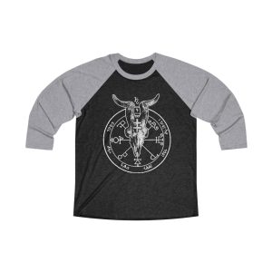 Esoteric Goat of Mendes Baphomet Goat Scull Witch Geometry 70s Witch House Tee