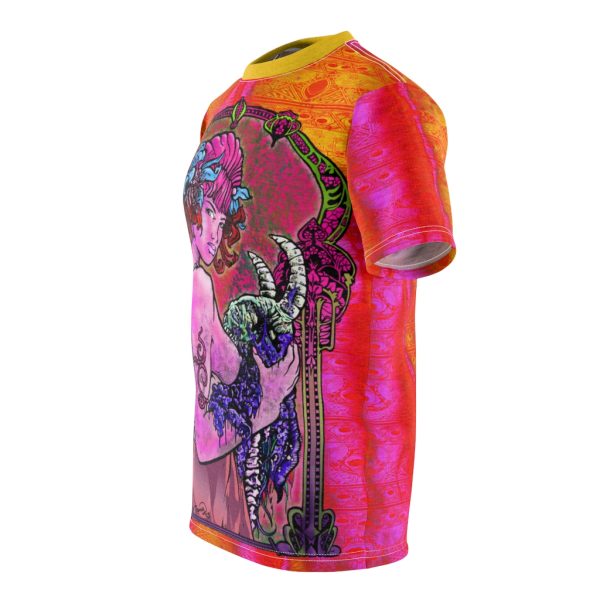 Art Nouveau Shirt Macabre Mucha Psychedelic Pot Joint Smoke DMT Tye Dye Tee - Image 4