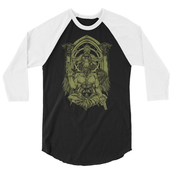 Baphomet raglan shirt - Image 2