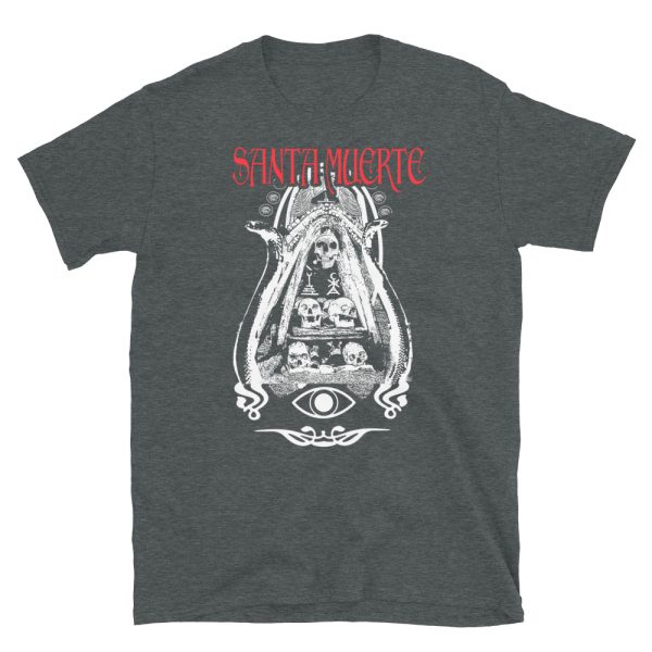 Santa Muerte Tee esoteric T Shirt - Image 3