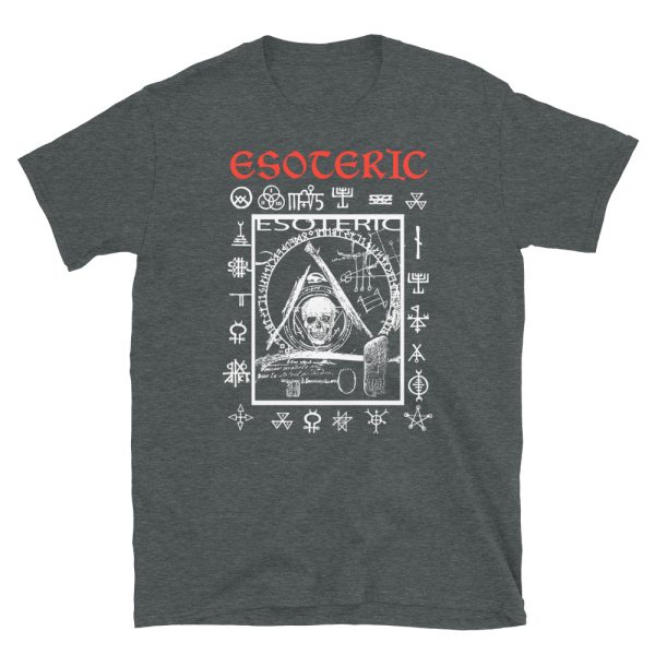 Esoteric Alchemical symbol ancient secrets aliester crowley occult T Shirt - Image 3