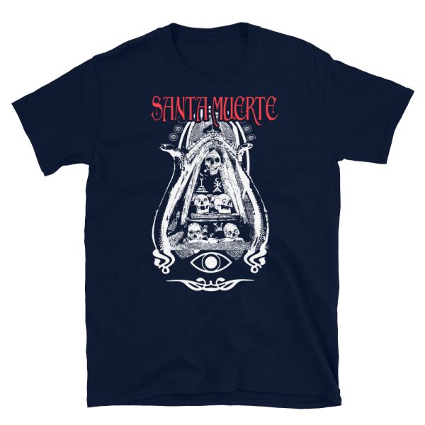 Santa Muerte Tee esoteric T Shirt - Image 2