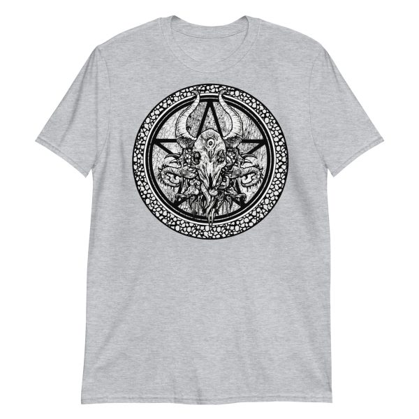 Pentagram Occult Demon Cthulu Esoteric Lovecraft T Shirt - Image 4