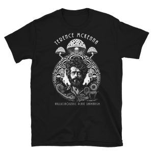 Psychedelic Visionary Terence McKenna Magic Mushroom T-Shirt