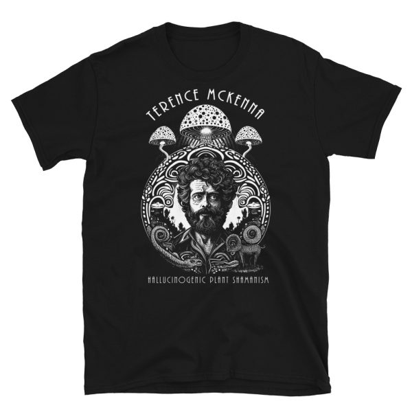 Psychedelic Visionary Terence McKenna Magic Mushroom T-Shirt