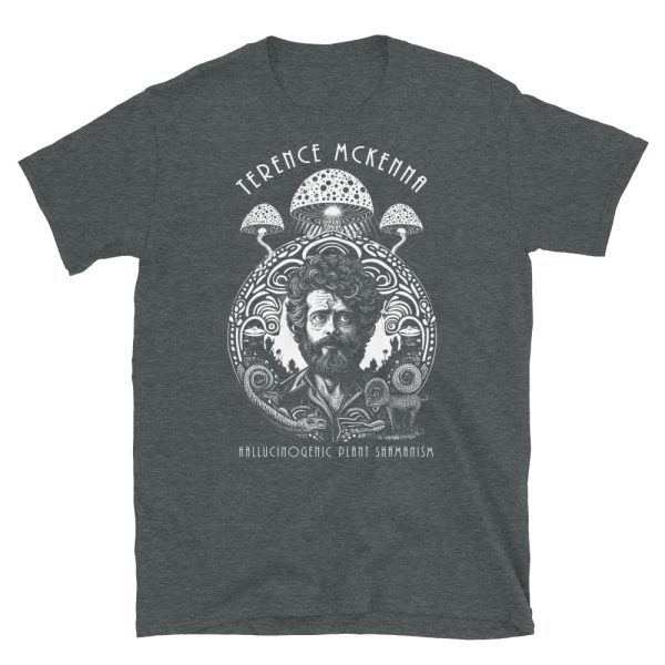 Psychedelic Visionary Terence McKenna Magic Mushroom T-Shirt - Image 3