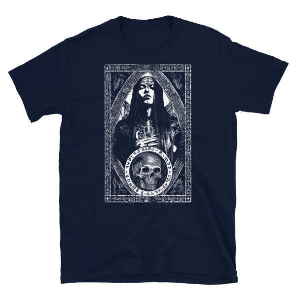 Electric Shadows:  Gothic Art T-Shirt - Image 2
