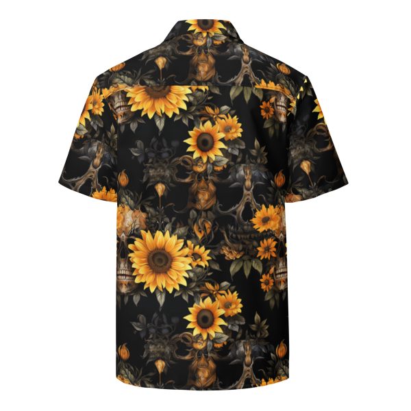Tony Montana Floral Scull button up shirt - Image 2