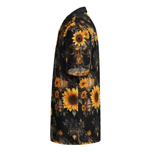 Tony Montana Floral Scull button up shirt - Image 4