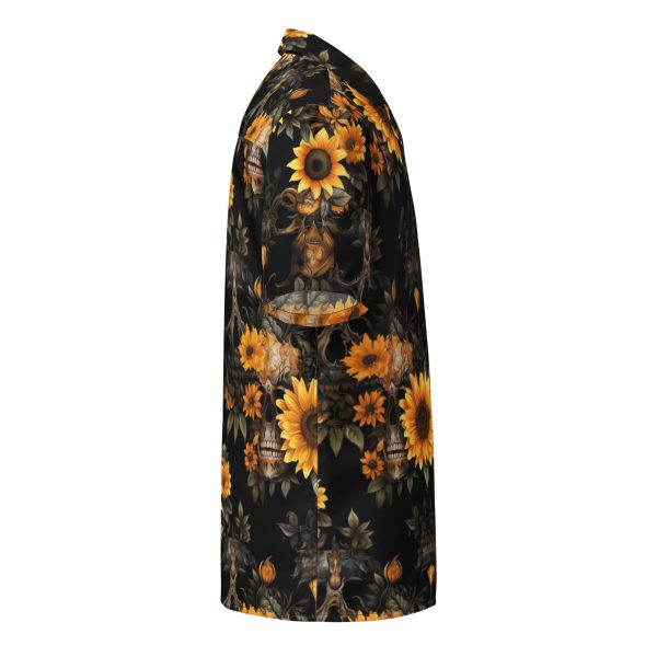 Tony Montana Floral Scull button up shirt - Image 3